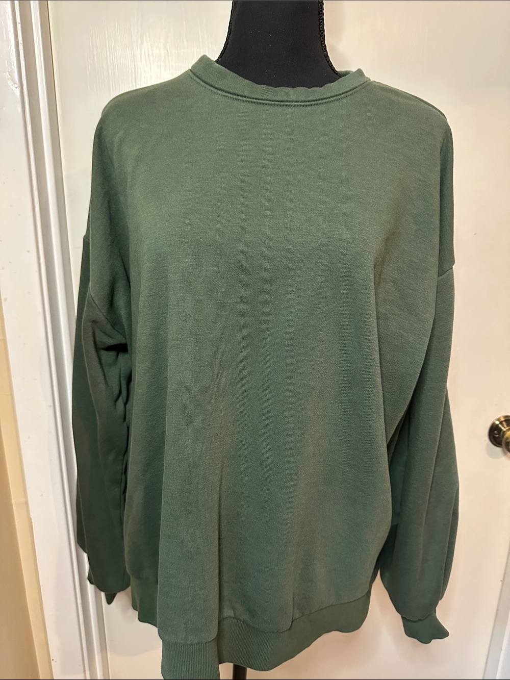 Pilcro Green Oversized Crewneck Sweatshirt M